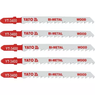   YATO Lamă de fierăstrău cu pendulă T6TPI 100/1,27 mm bimetalică (5 buc)