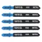 YATO Pană pentru fierăstrău cu decupaj de metal cu prindere în T 21TPI 75/1,0 mm HSS (5 buc)