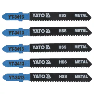   YATO Lamă de fierăstrău pentru fier cu prindere T 12TPI 75/1,0 mm HSS (5 buc)