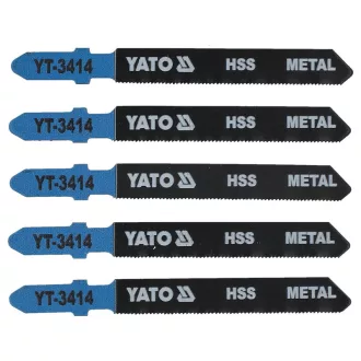   YATO Lamă pentru fierăstrău de decupat T32TPI 75/1,0 mm HSS (5 buc)