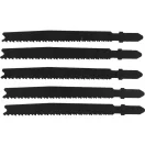 YATO Lamă pentru fierăstrău de traforaj pentru metal cu fixare în T 24-10TPI 100/1,0 mm HSS (5 buc)