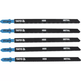   YATO Pană pentru fierăstrău pendular pentru metal cu prindere în T 21TPI 130/1,0 mm HSS (5 buc)