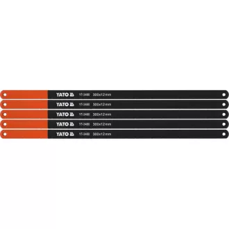   Pânză de ferăstrău manual YATO pentru metal 300 x 12 mm 24TPI (5 buc)
