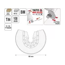 Pânză de ferăstrău YATO pentru mașină multifuncțională 100 mm bimetal-nitrură de titan