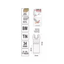 Pânză de ferăstrău YATO pentru mașină multifuncțională 34 mm bimetal-nitrură de titan