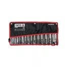 YATO Set punch din piele 15 piese 2-22 mm