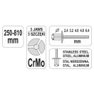 Clești pentru nituri armonici YATO 250-810 mm (2,4-6,4 mm)