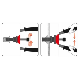 YATO Piuliță cu nituri 360 mm M3, M4, M5, M6, M8, M10, M12