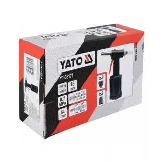 Nituitoare pneumatică YATO 1/4", 0,7 MPa, 54 l/min