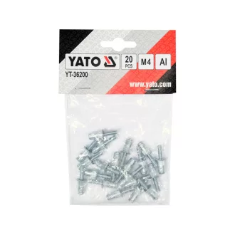 YATO șurub cu nituri M4 aluminiu (20 buc)
