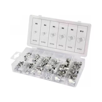 Set piulițe cu nituri YATO din aluminiu 150 buc M3-M10