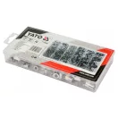 Set piulițe cu nituri YATO din aluminiu 150 buc M3-M10