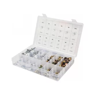   Set de piulițe cu nituri din aluminiu și oțel YATO 300 buc