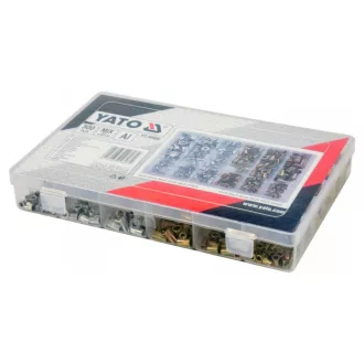   Set de piulițe cu nituri din aluminiu și oțel YATO 300 buc