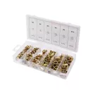 Set de piulițe cu nituri din oțel YATO 150 buc