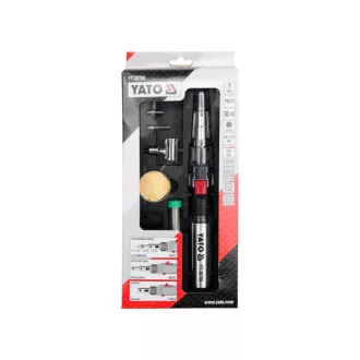   Set fier de lipit YATO 7 piese, functionare cu gaz butan (fara gaz) Piezo