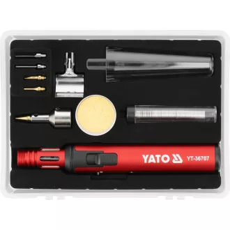   YATO Set de pistol de lipit cu gaz butan (fără gaz) cu Piezo