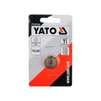   YATO Roată de tăiere pentru gresie 22 x 14 x 2 mm (pentru tăietoarele de gresie YT-3704, YT-3705, YT-3706, YT-3707, YT-3708)