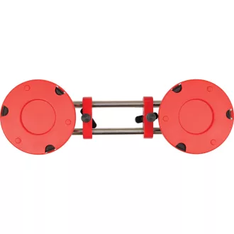 YATO Clema placa de sticla dubla 440 mm reglabila
