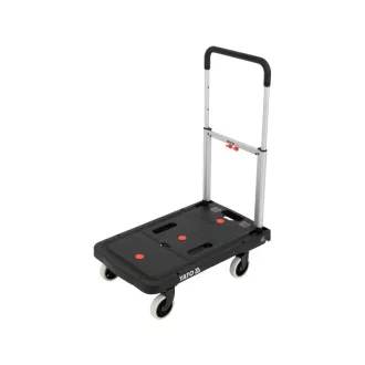   YATO Cărucior pentru transport marfă cu platformă, capacitate 137 kg