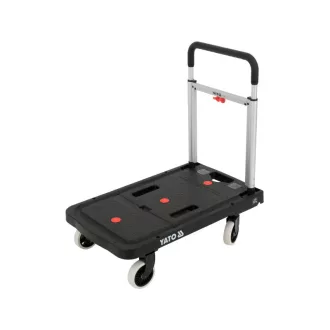   YATO Cărucior pentru transport marfă cu platformă, capacitate 137 kg