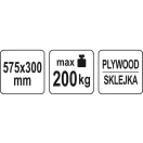 Carucior YATO 575 x 300 mm 200 kg