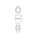 YATO Cheie tubular 3/8" 6 mm CrV