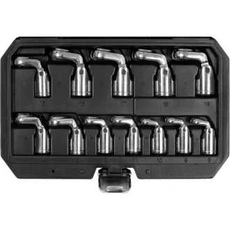   Set chei tubulare Phillips deschise YATO 12 piese 3/8" 8-19 mm CrV