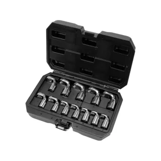   Set chei tubulare Phillips deschise YATO 12 piese 3/8" 8-19 mm CrV