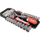 YATO Set chei tubulare 51 piese 1/2", 1/4" CrV
