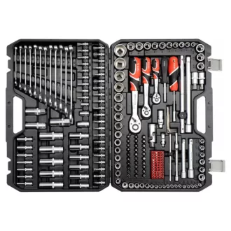   YATO Set chei tubulare 216 piese 1/4", 3/8", 1/2" CrV