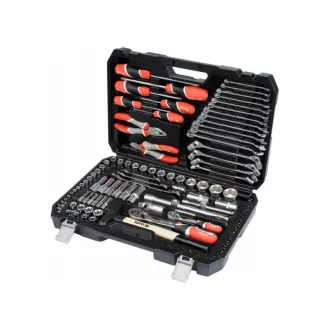 Set de scule YATO 109 piese 1/4", 1/2" CrV CrMo