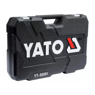 Set de scule YATO 109 piese 1/4", 1/2" CrV CrMo