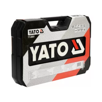 Set de scule YATO 122 piese 1/4", 1/2" CrV CrMo