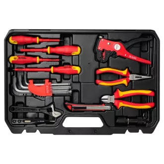   YATO Set scule izolate pentru electricieni 68 piese 1/4" 1000 V CrV