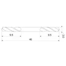 YATO Burghiu în spirală cu două capete 3,0 x 46/9,5 mm HSS