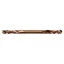 YATO Burghiu elicoidal cu două capete 3,2 x 49/9,5 mm HSS