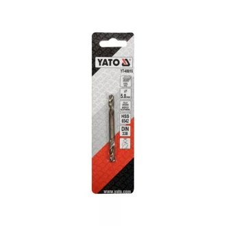 YATO Burghiu elicoidal cu două capete 5,0 x 62/16 mm HSS