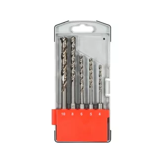 YATO Set de burghie elicoidale 5 piese HSS 4-10 mm SDS-Plus