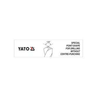 YATO Burghiu spiralat 6,0 x 93/57 mm HSS Co