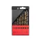 YATO Set burghie elicoidale 10 piese 1-10 mm HSS Co