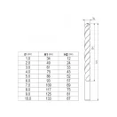 YATO Set burghie elicoidale 10 piese 1-10 mm HSS Co