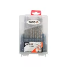 YATO Set de burghie elicoidale din 19 piese 1-10 mm HSS Co
