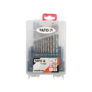 YATO Set de burghie elicoidale din 19 piese 1-10 mm HSS Co