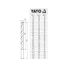 YATO Set de burghie elicoidale 25 piese 1-13 mm HSS Co