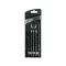 YATO Set de burghie pentru rocă 7 piese (4-5-6-8-9-10-12 mm)