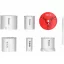 YATO Set burghie pentru găurit cu carbură 33-83 mm