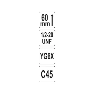 YATO Decupator circular 16 mm 1/2" TCT