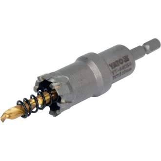 Taie-cerc YATO 22 mm TCT cu prindere de bit