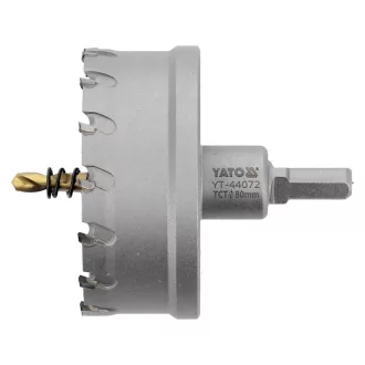 YATO Tăietor circular 80 mm TCT cu prindere bit